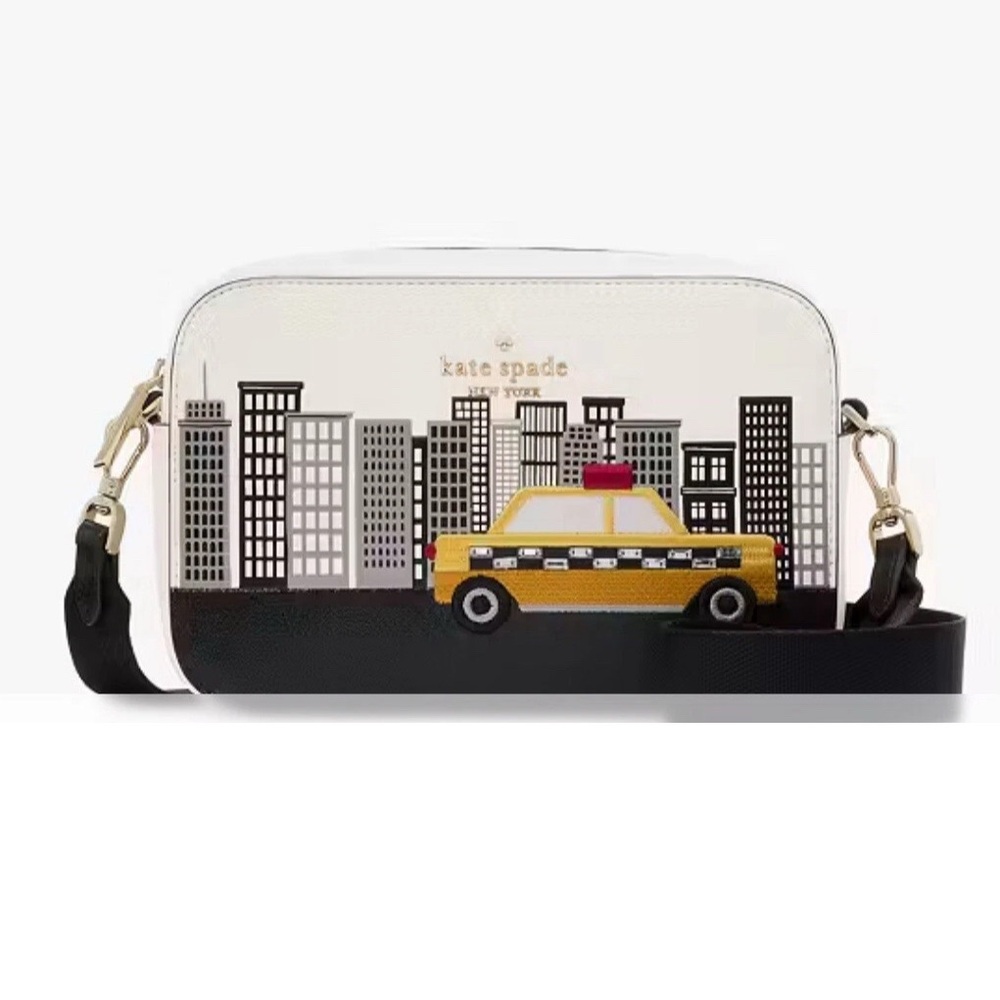 NWT Kate spade NYC Big Apple Mini Taxi Camera Bag KJ057